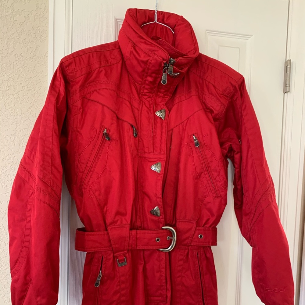 Women’s Spyder One Piece Snow Ski Suit Size 8